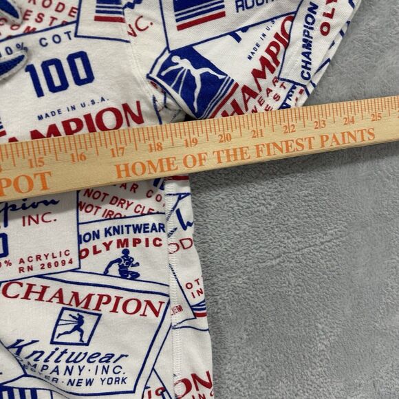 Champion T-Shirt Men's Medium 100th Anniversary Logo Spellout Crewneck - Picture 7 of 8